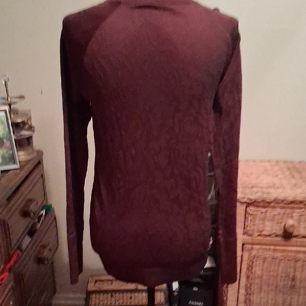 Lululemon Athletica Women's Burgundy Floral Print Top Size Small/medium - Picture 9 of 10